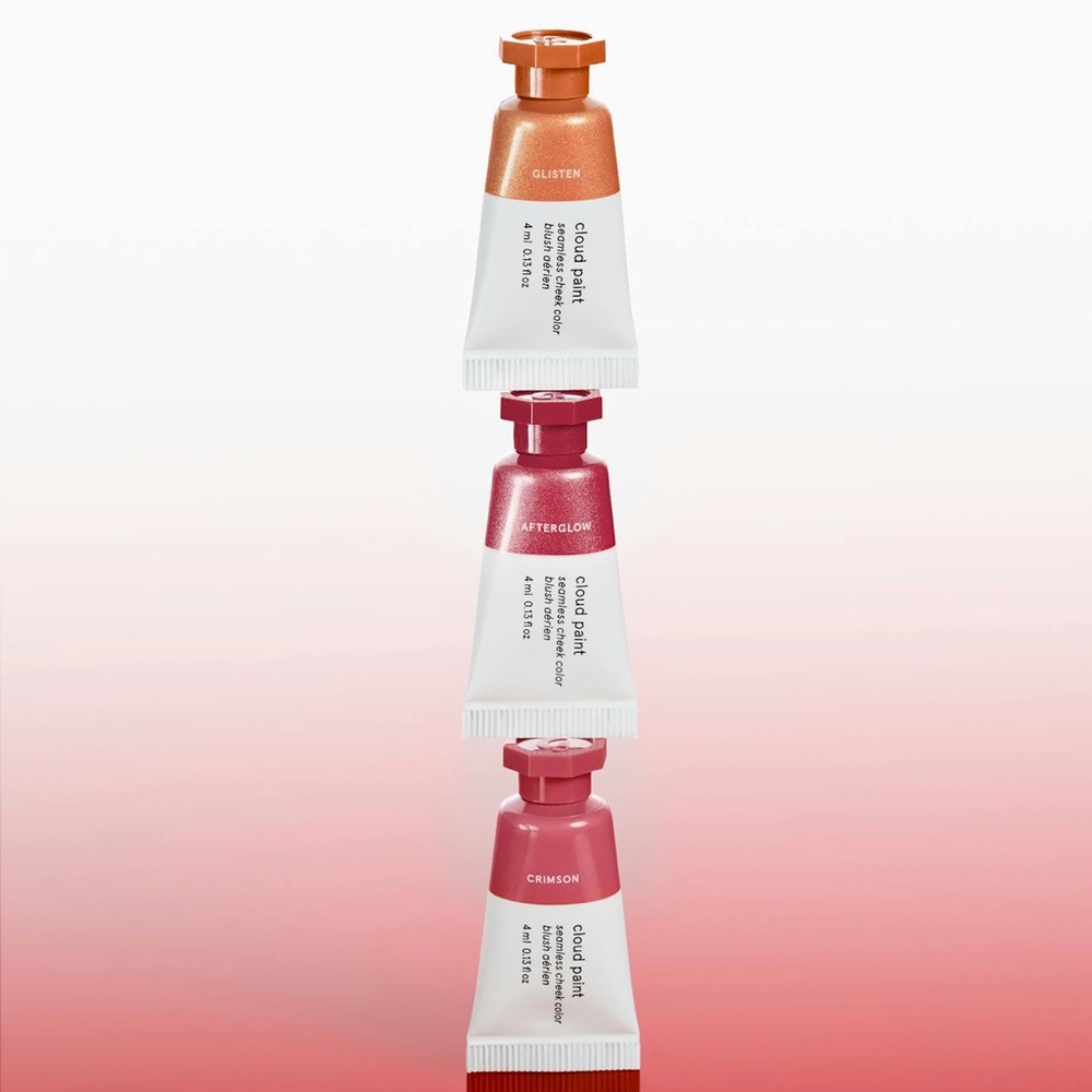 Glossier Mini Cloud Paint Trio in Shimmer Terracotta and Mauve NIB - Picture 4 of 5